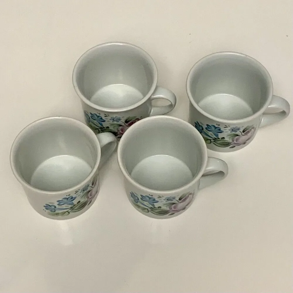 Royal Doulton Dubarry Coffee Tea Cups Set Of 4